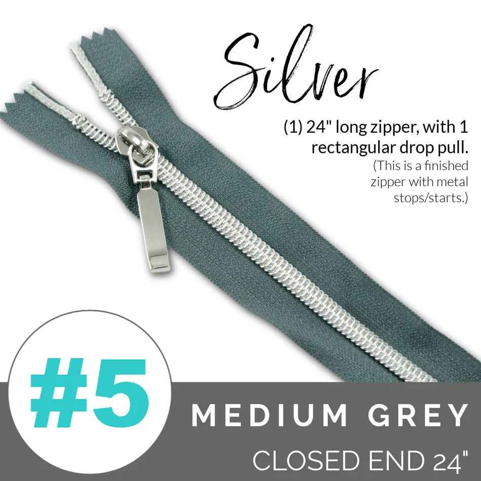 #5 Closed Zipper 24"