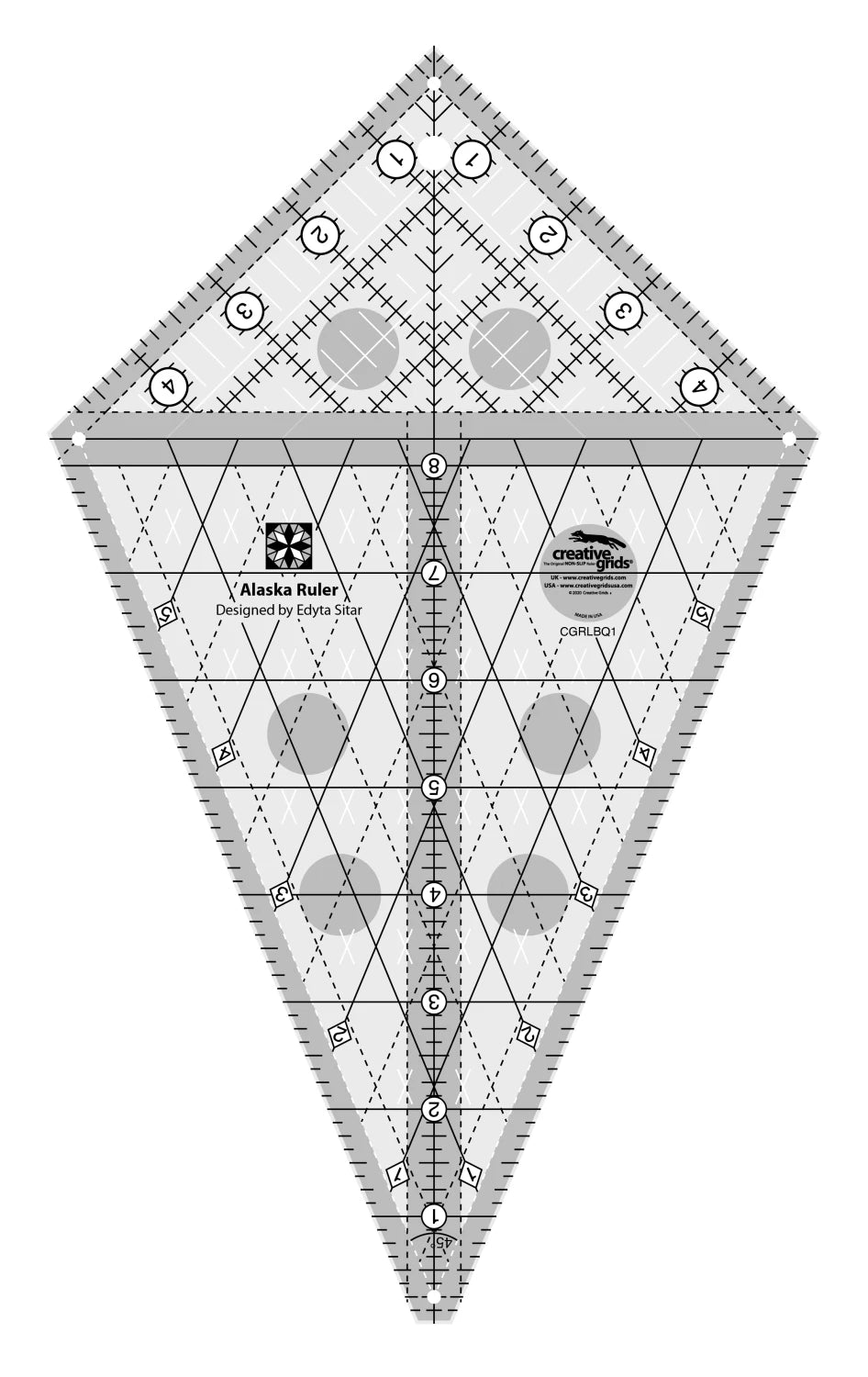 Creative Grids Alaska Quilt Ruler