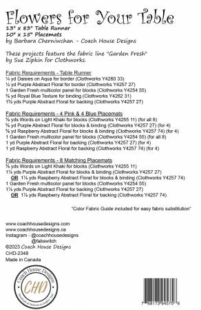 Flowers for your Table ptn