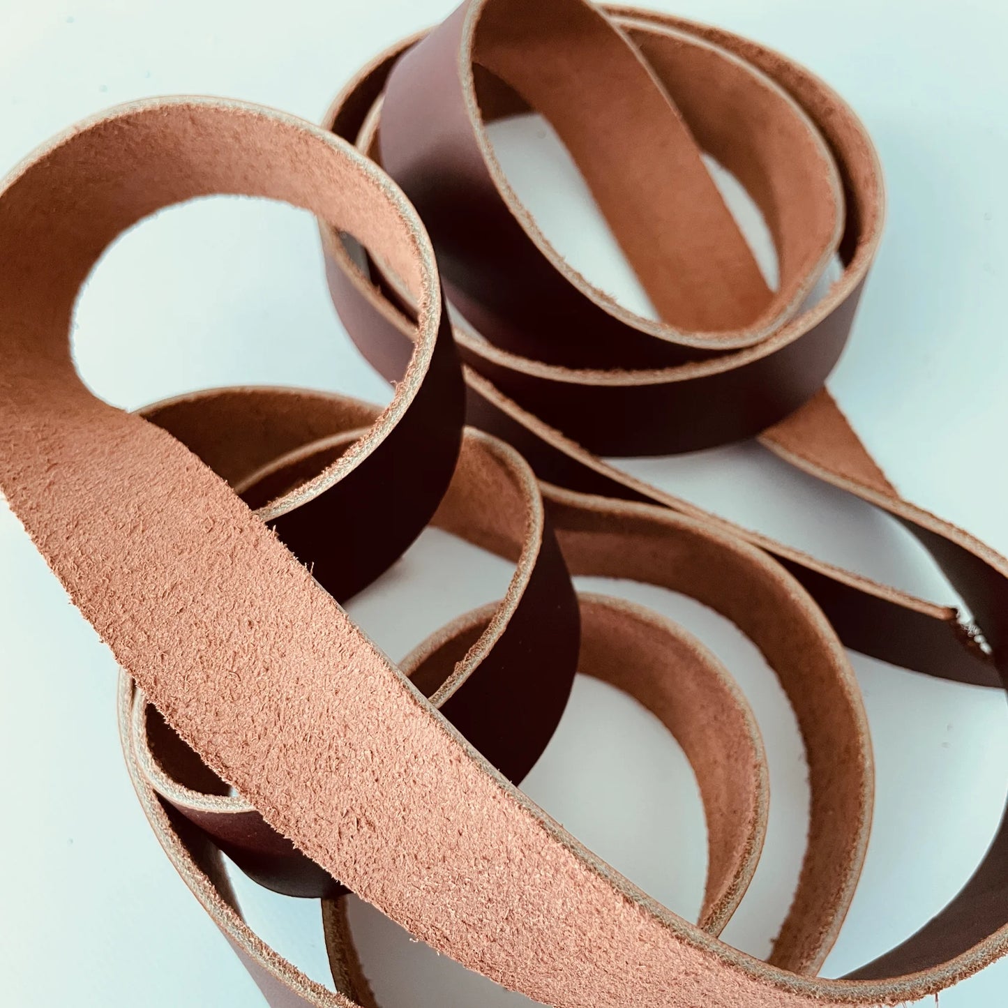 Brown Leather Strap 1" (approx 70" -80" long)