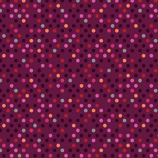 Dazzle Dots 16206-19 dark red