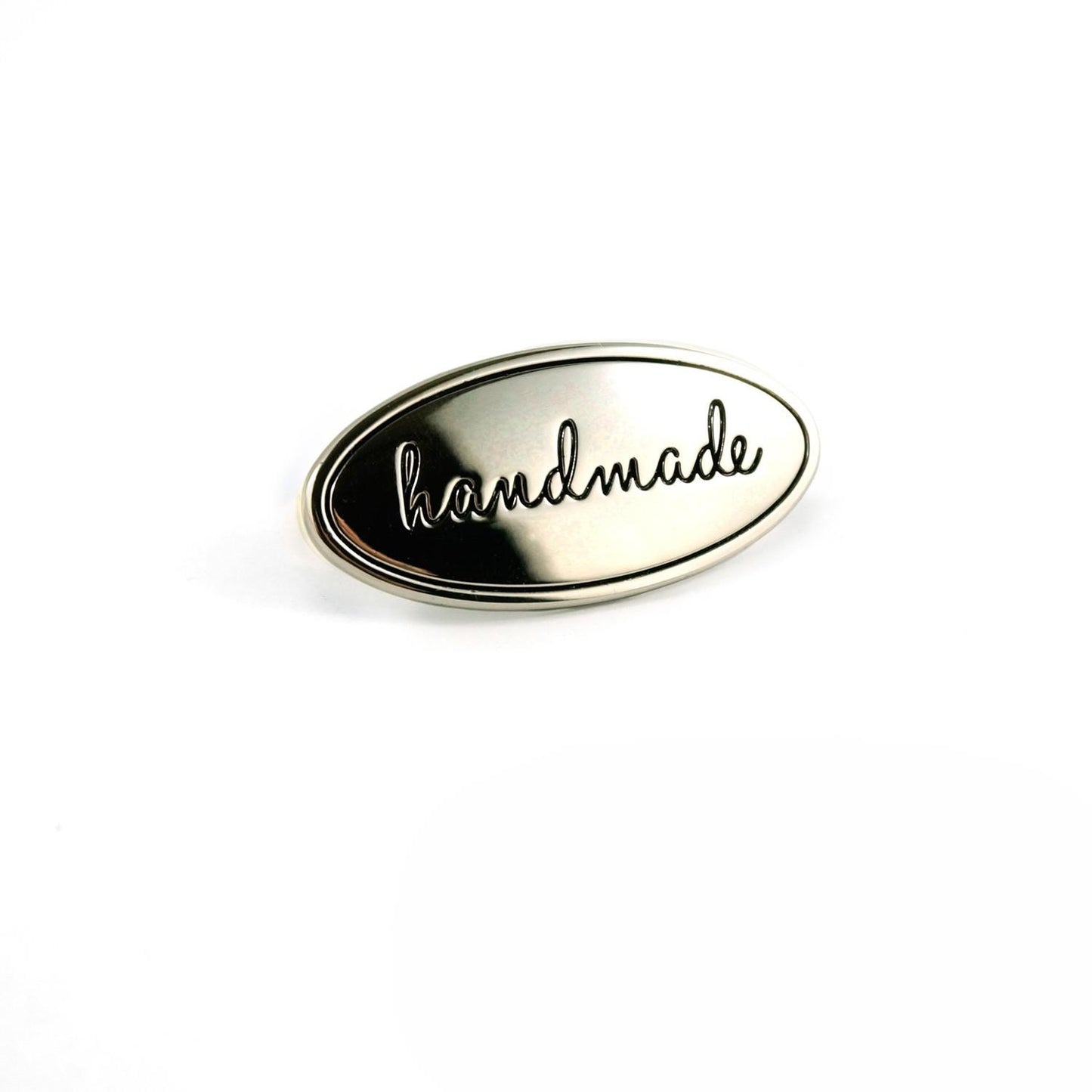 EL. Oval Nickel Handmade Label