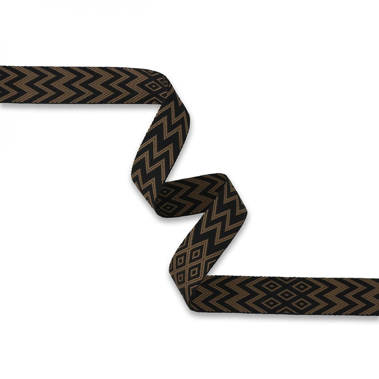 Black/Brown Webbing 1 1/2" 3yd