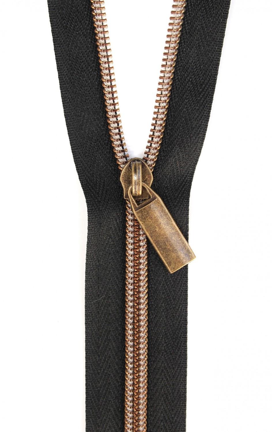 #5 Zipper 3yds Black, AG