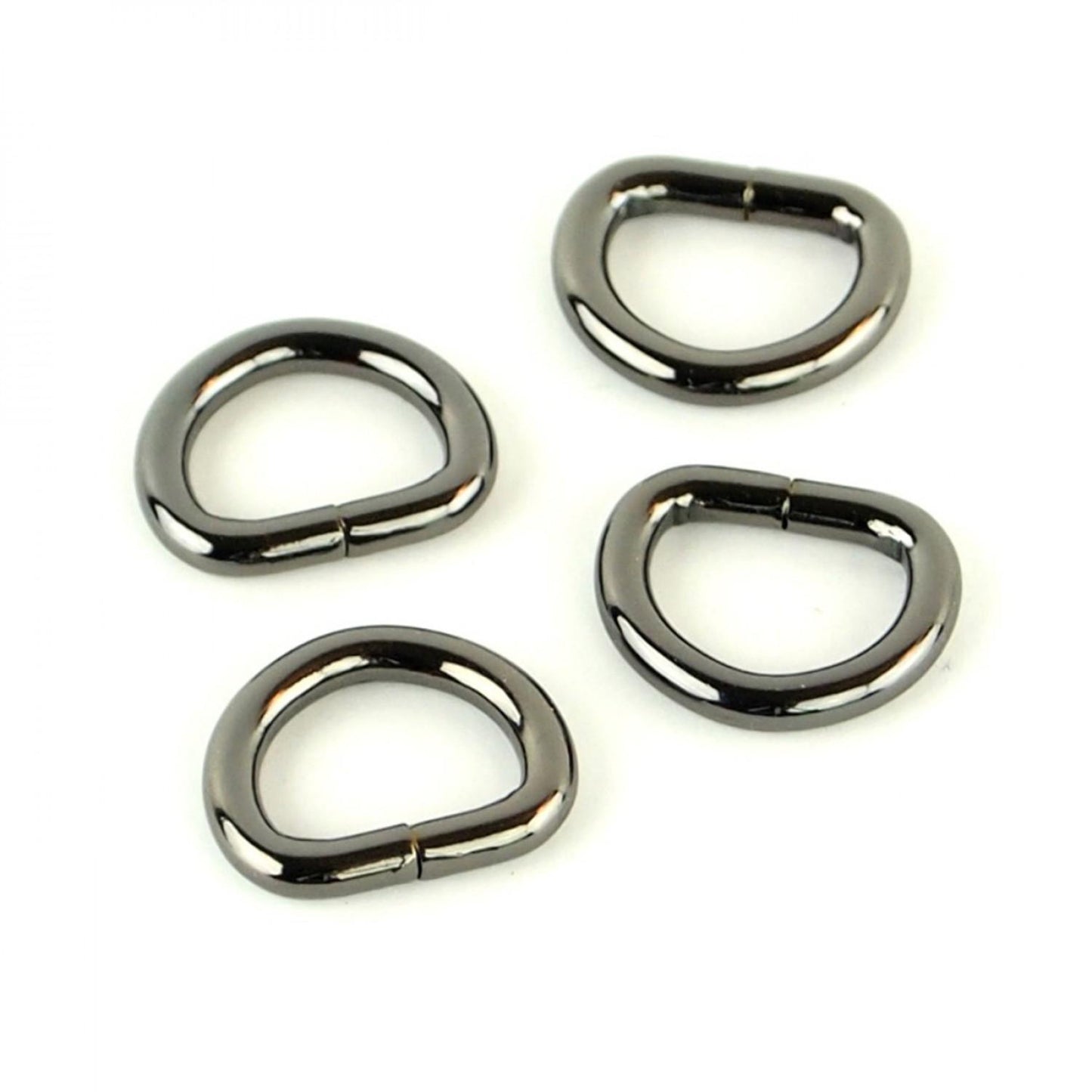 D-Rings, 1/2" Gun Metal