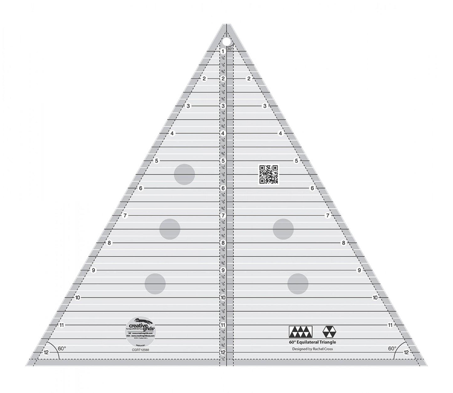 60 Degree 12.5" Ruler