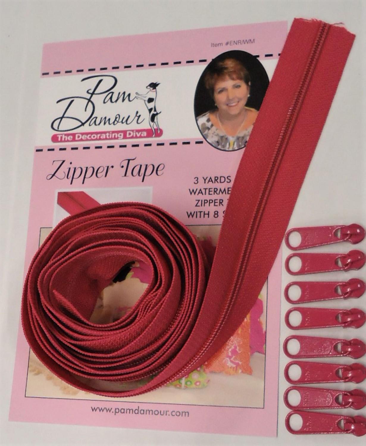 3 Yard Zipper (Watermelon)