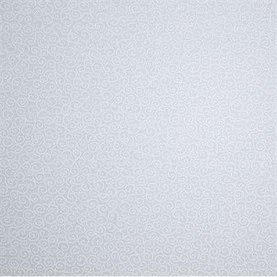 Muslin Prints, white swirls