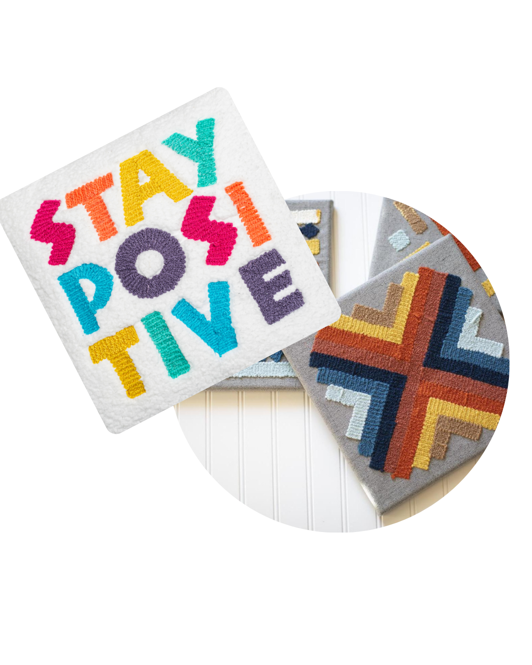 Yarn Couching with Embroidery