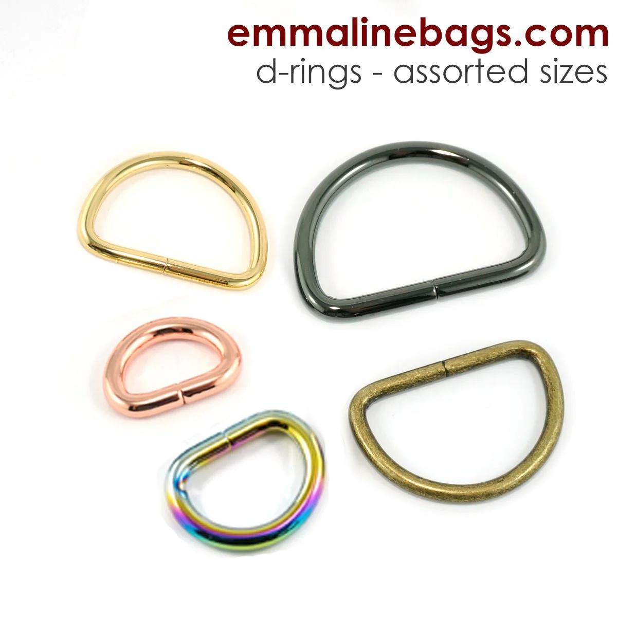 3/4" D Ring EB Gunmetal