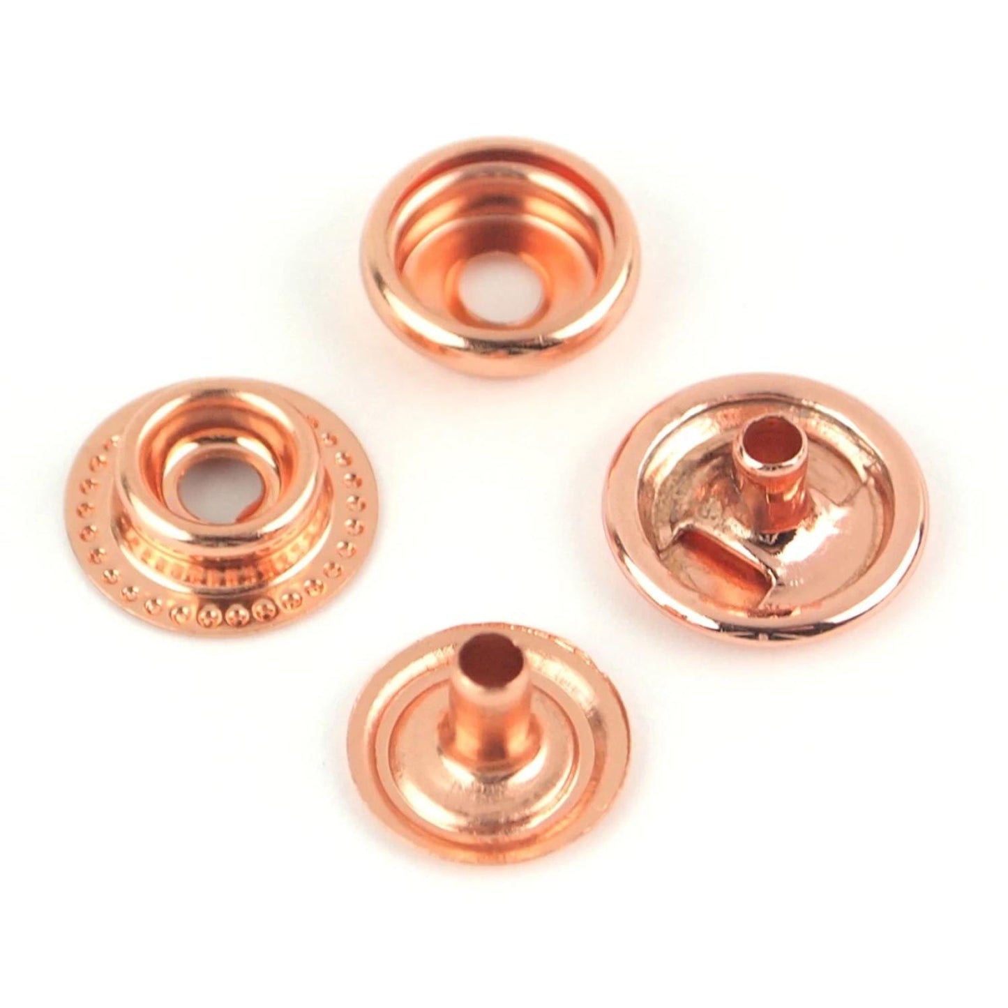 Ten Line 20 Snaps Rose Gold