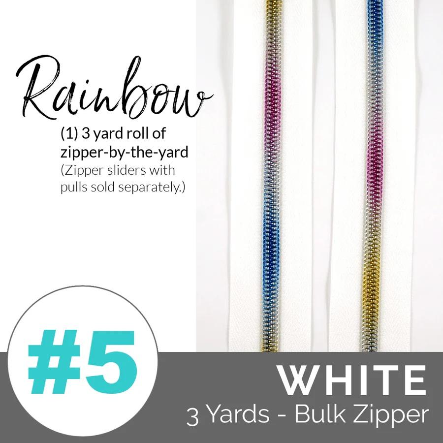 #5 Zip White EBZP5WHT3RN
