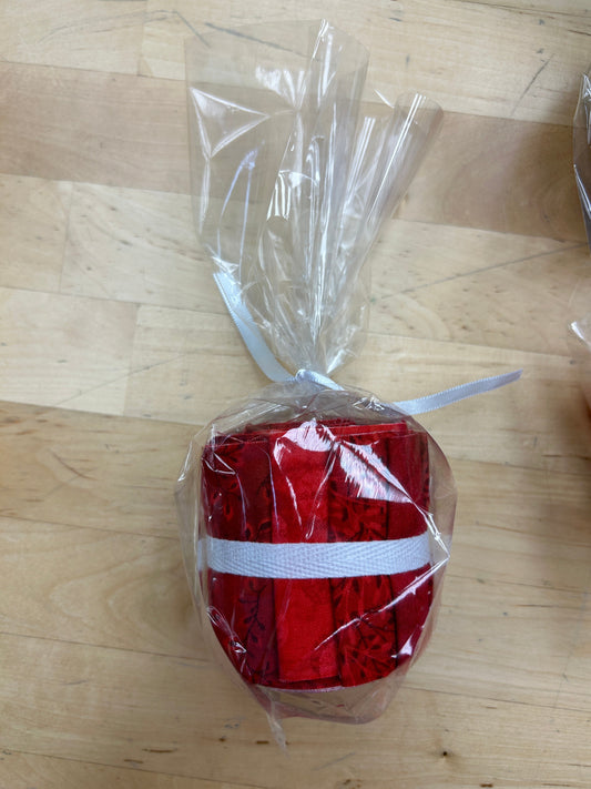 Mini bandes WOF rouges de 2,5 pouces -10