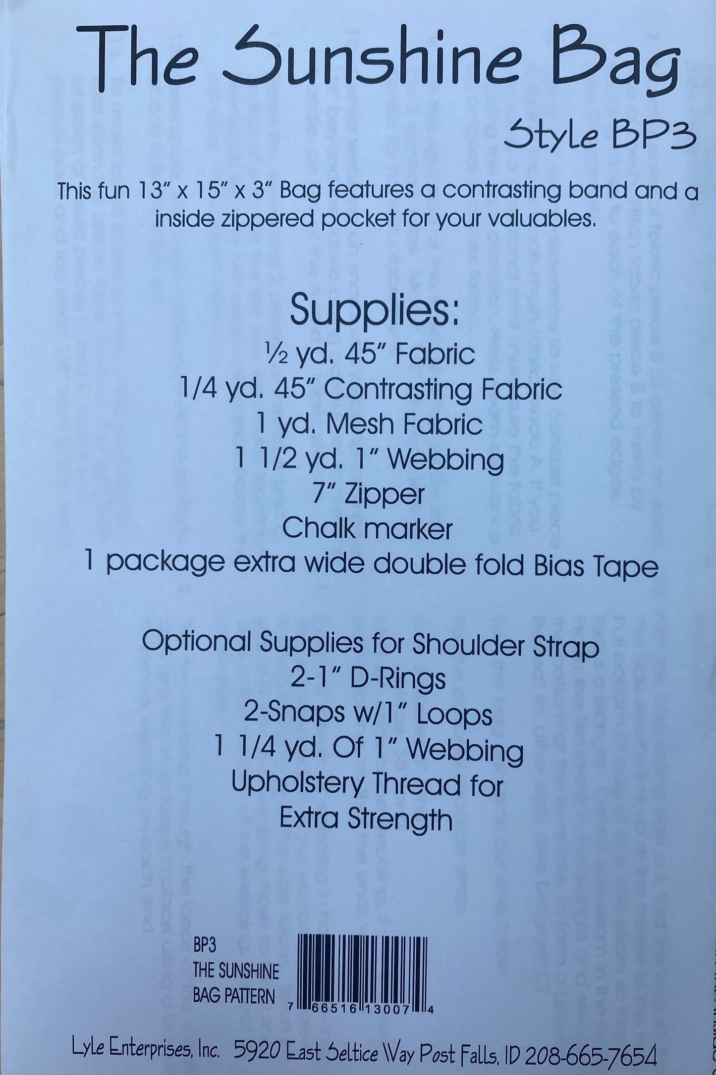 Sunshine Bag - Tote