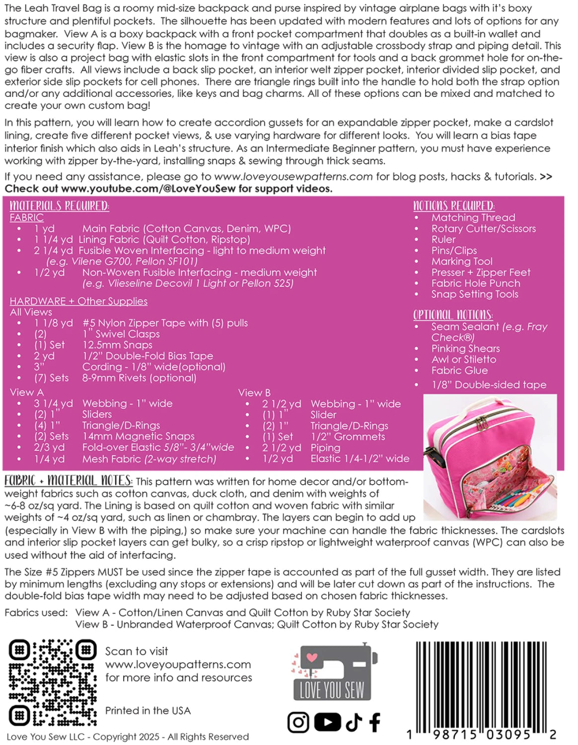 Leah Travel Bag