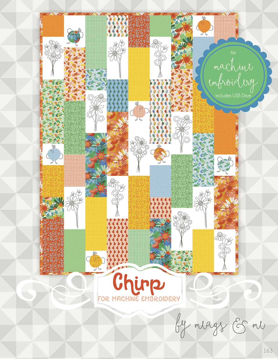 Chirp Embroidery Pattern (USB)