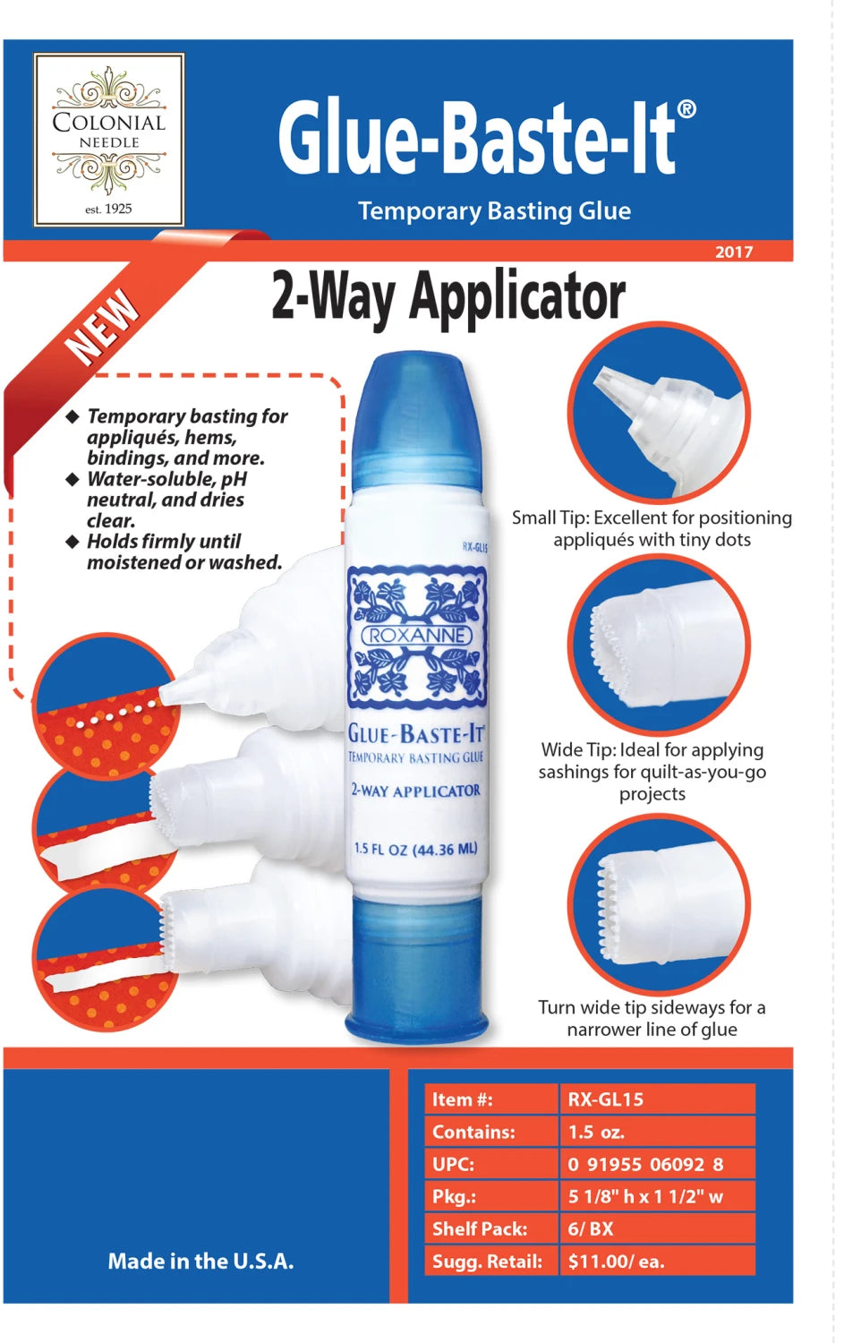 Flacon souple Roxanne Glue Baste It de 44 ml