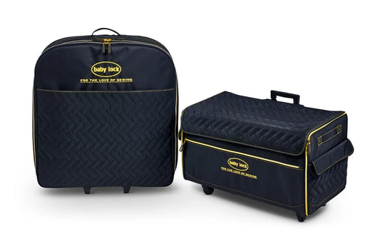 Poussette matelassée extra large Baby Lock avec bras brodé