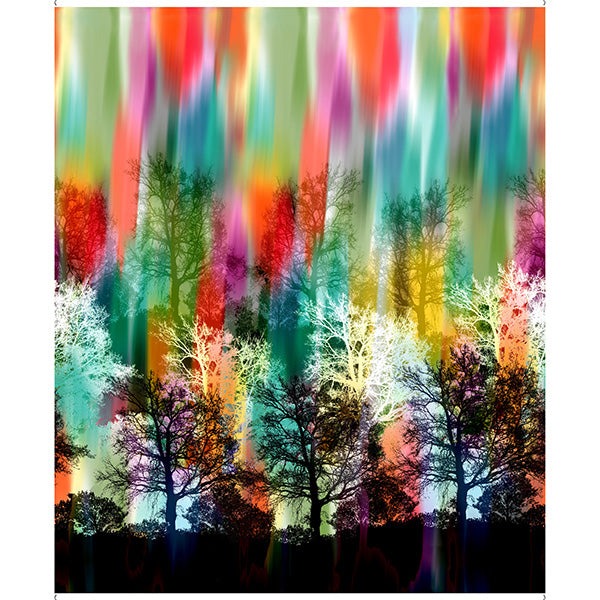 Tree Dance border print