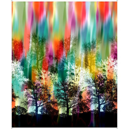 Tree Dance border print