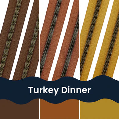 Zipper Tape Bundle - Turkey Dinner
