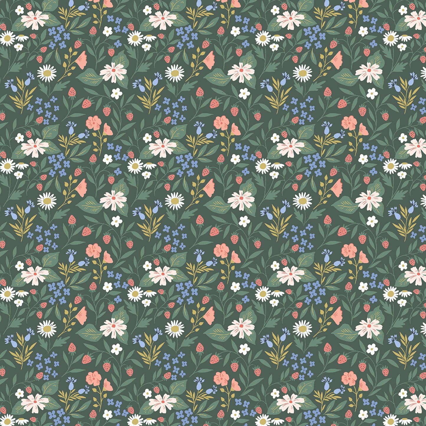 Fairyberry Grove, Earth Fabric