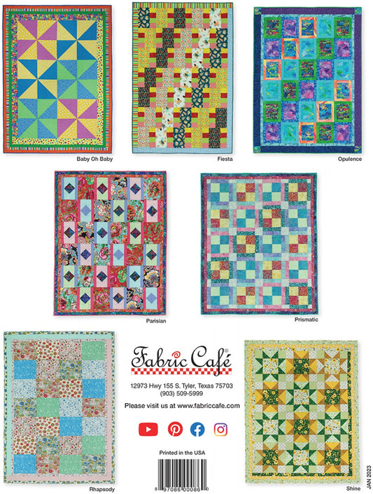 Couvertures de coupons de tissu Fat Quarter Friandises