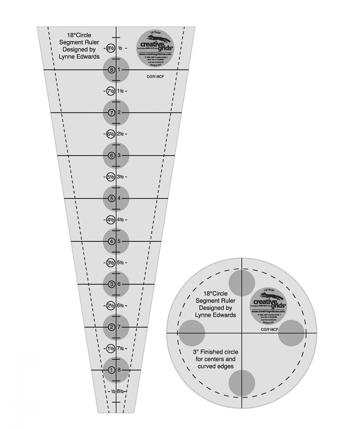 18 Degree ruler