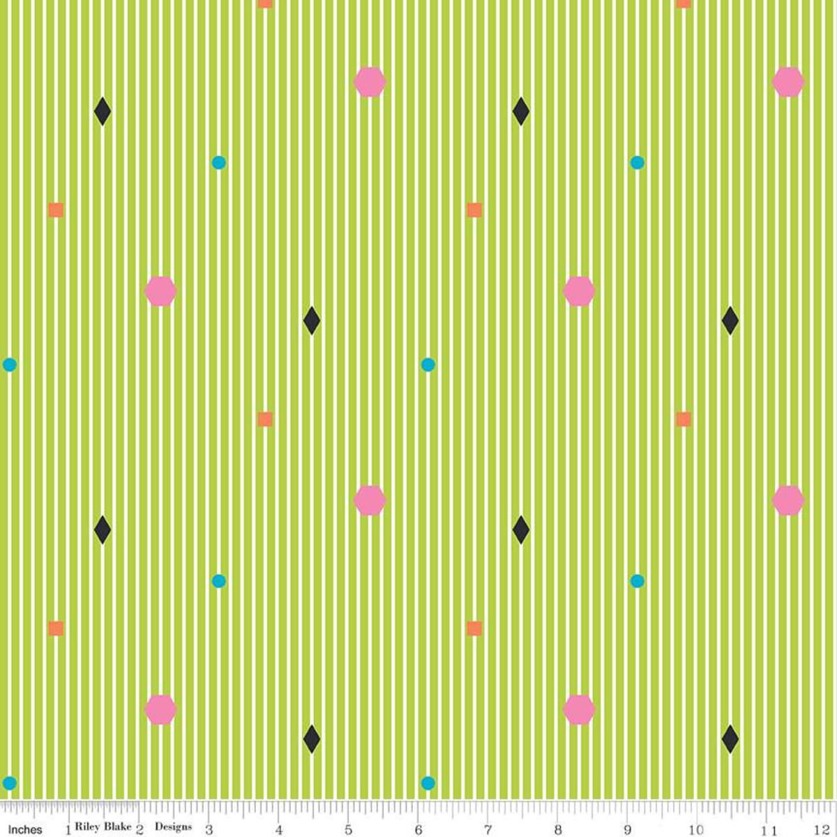 Colour Wall Stripe, Lime