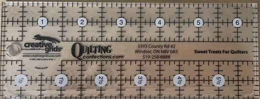 CGR Ruler 2.5" x 6"