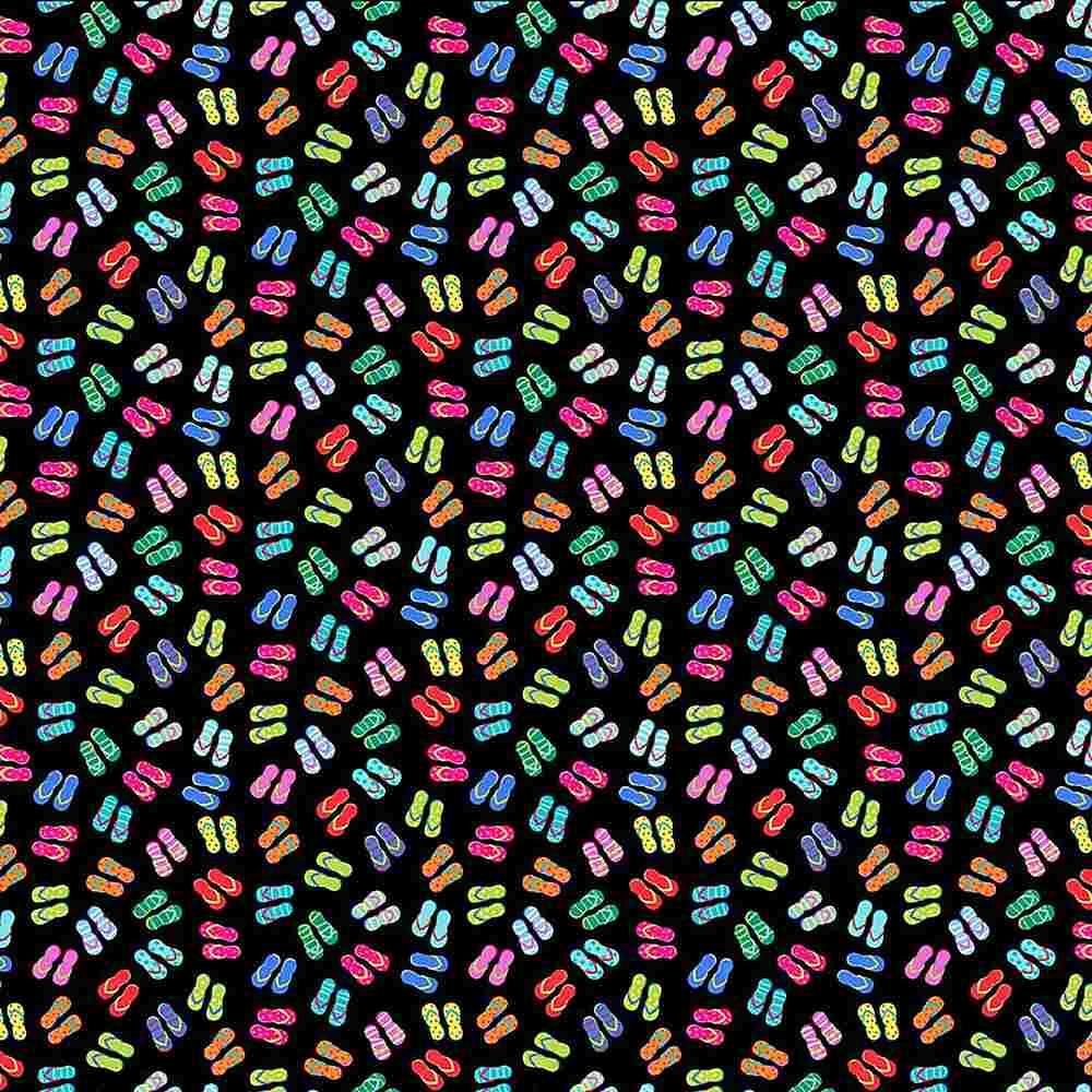 Mini Flip Flops CD1577 BLK