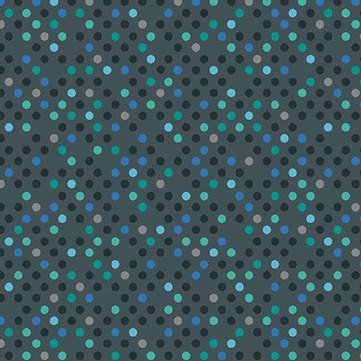 Dazzle Dots 16206-13 charcoal