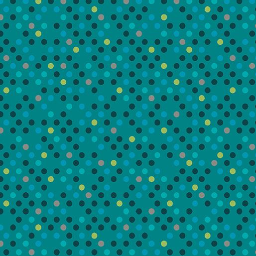 Dazzle Dots 16206-84 Teal Mul