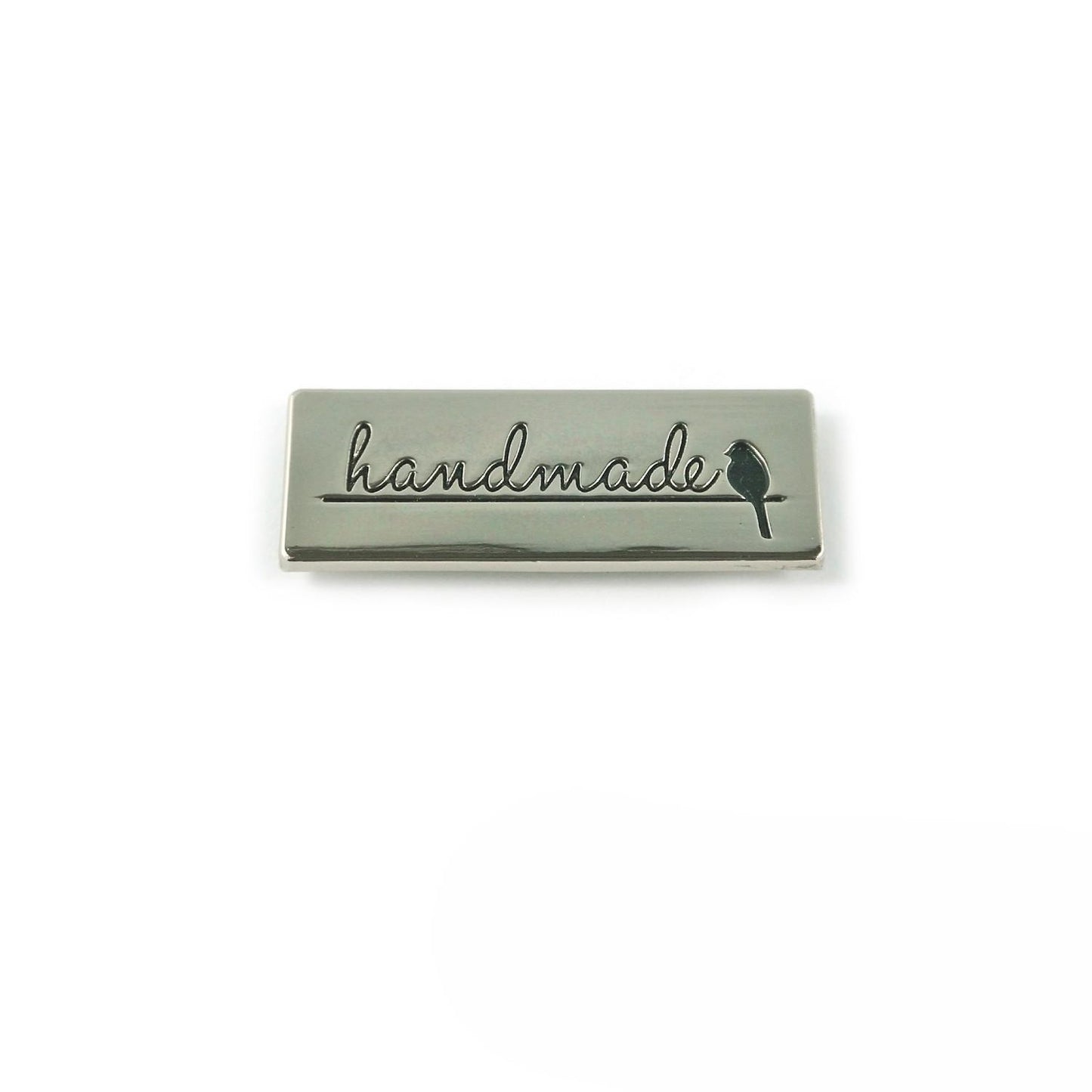 EL. Rect Nickel Handmade Label