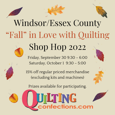 "Fall" in Love with Quilting Shop Hop 2022