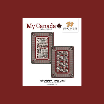 Celebrate Canada Day with FREE My Canada Wall Quilt Pattern by Northcott Studio!