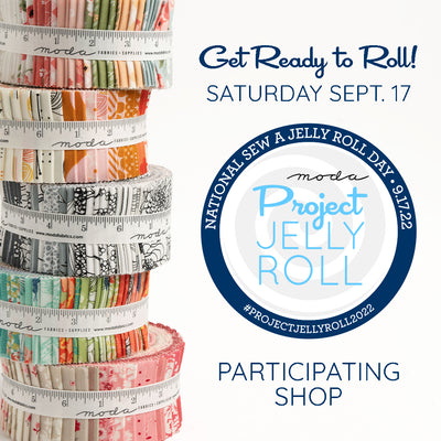 Celebrate National Sew a Jelly Roll Day Saturday, September 17, 2022
