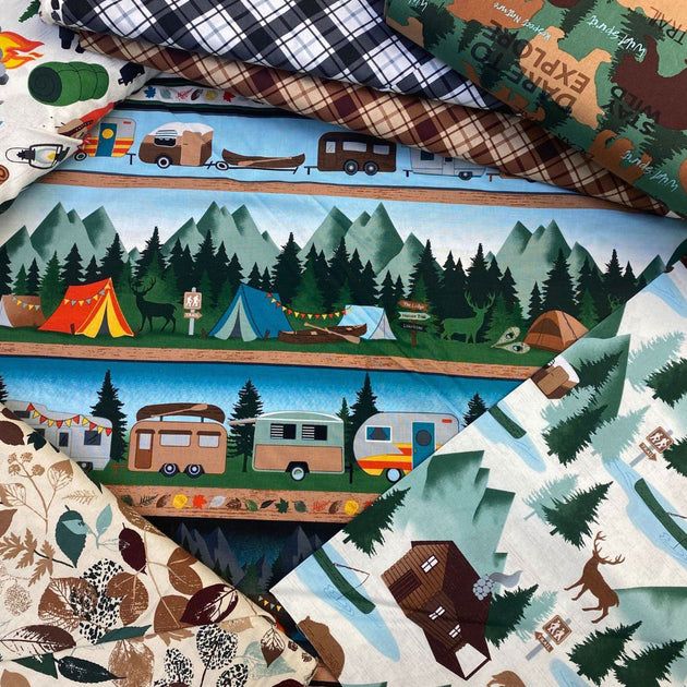 Moose Creek Lodge by Kanvas Studio for Benartex Fabrics Quilting