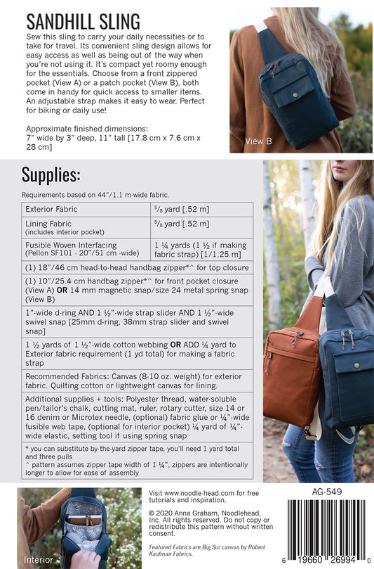 Sandhill Bag Pttn