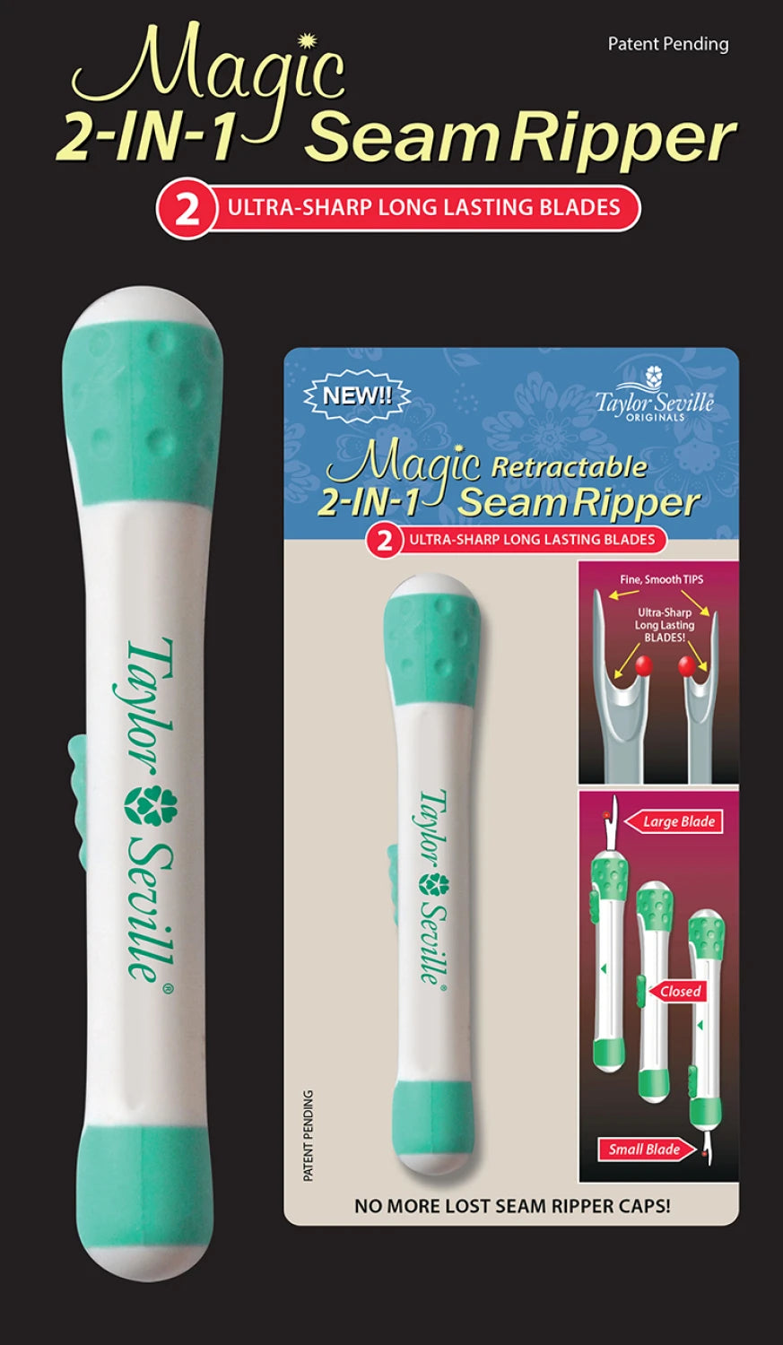 2 n 1 Retractable Seam Ripper