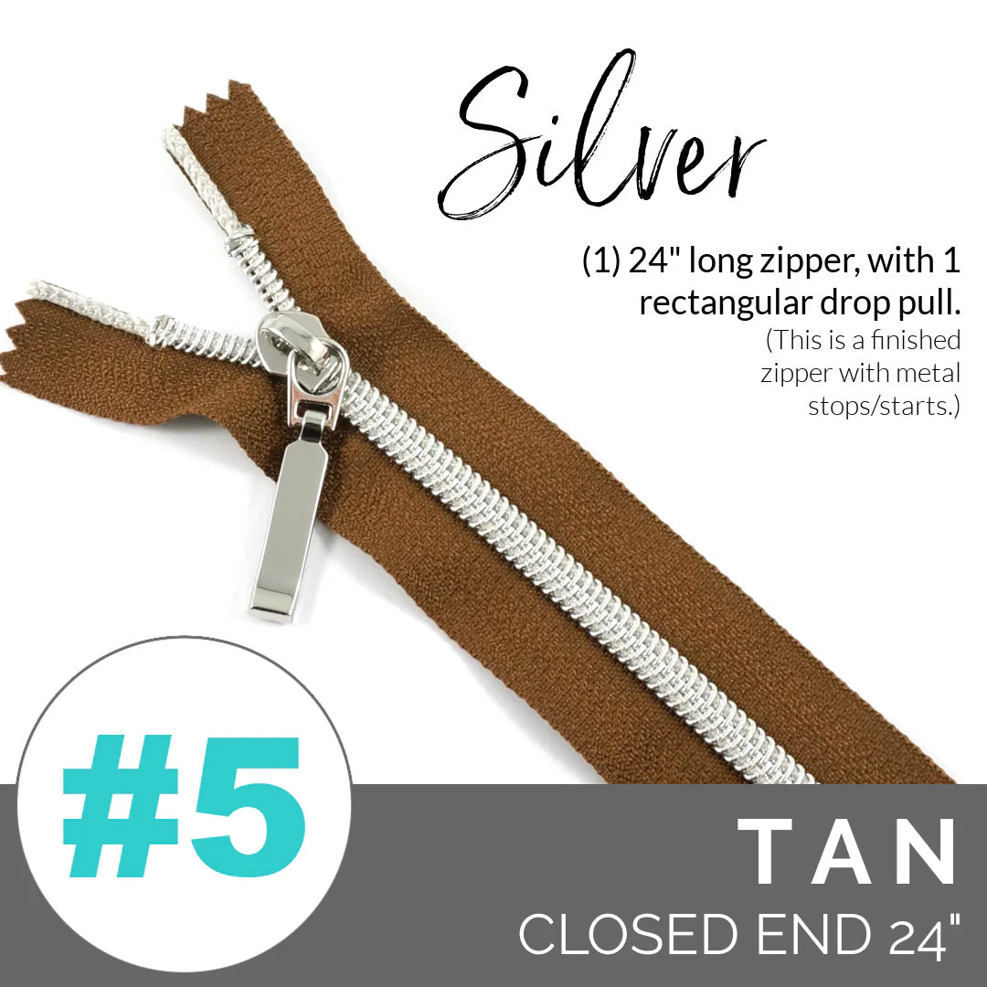 #5 Closed Zipper 24"