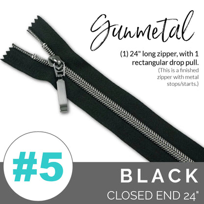 #5 Closed Zipper 24"