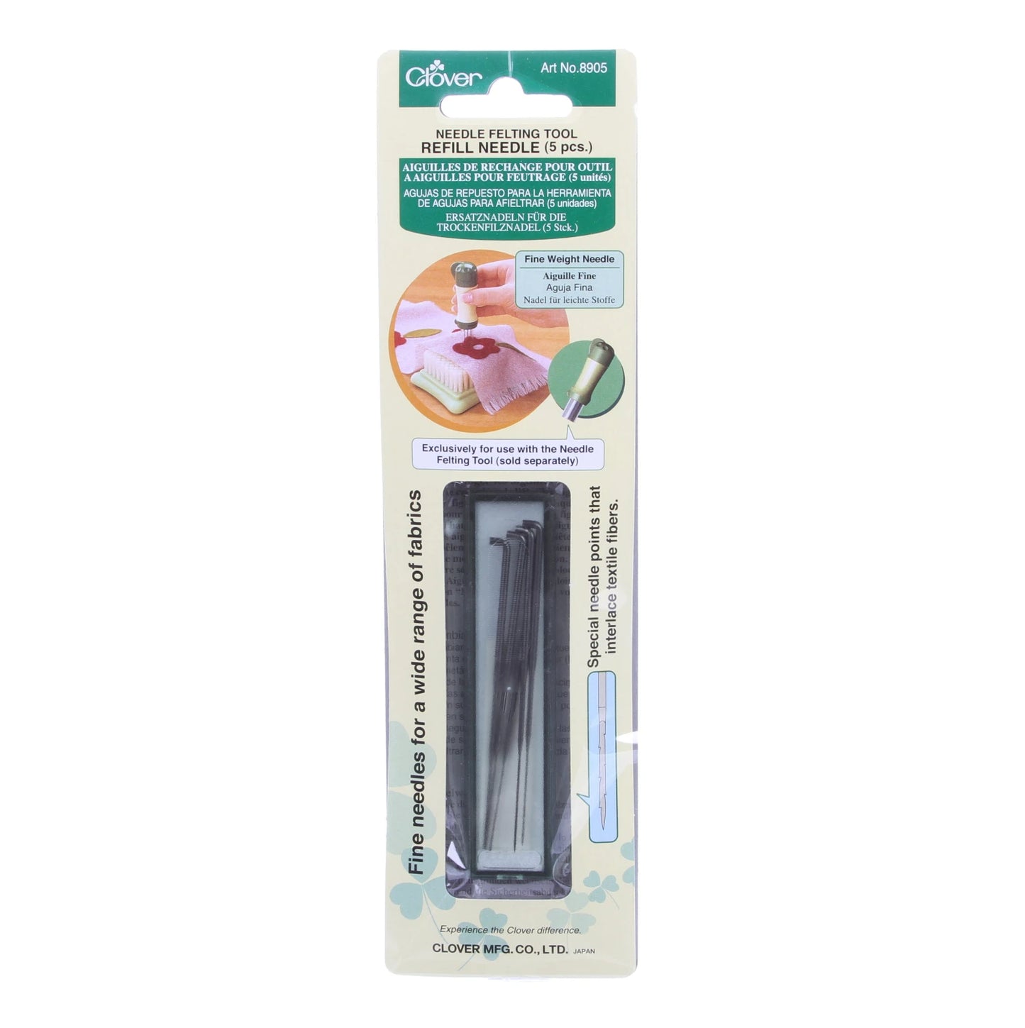 Felting Needle Refill Fine Weight 5pc