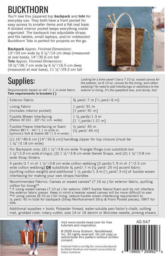 Buckthorn Backpack