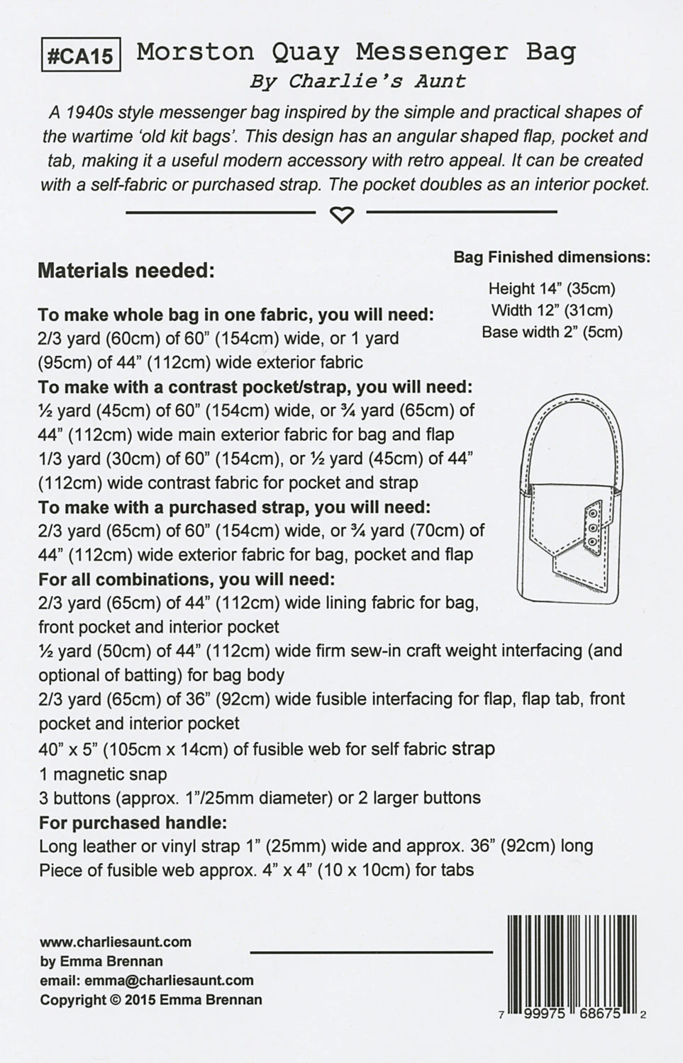 Morston Quay Messenger Bag