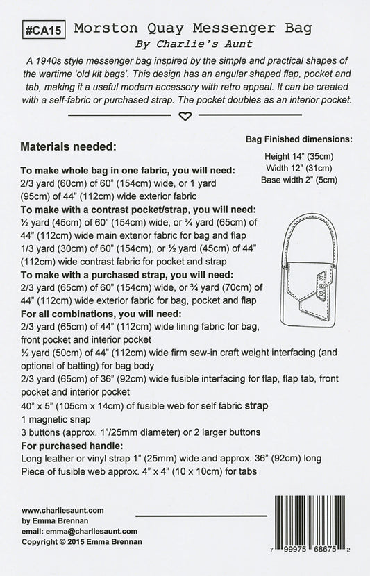 Morston Quay Messenger Bag