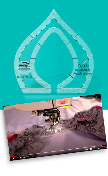 Taj-LS Machine Quilting Ruler