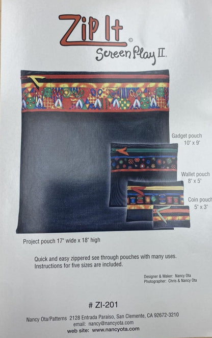 Zip It Screen Play Tote ptn