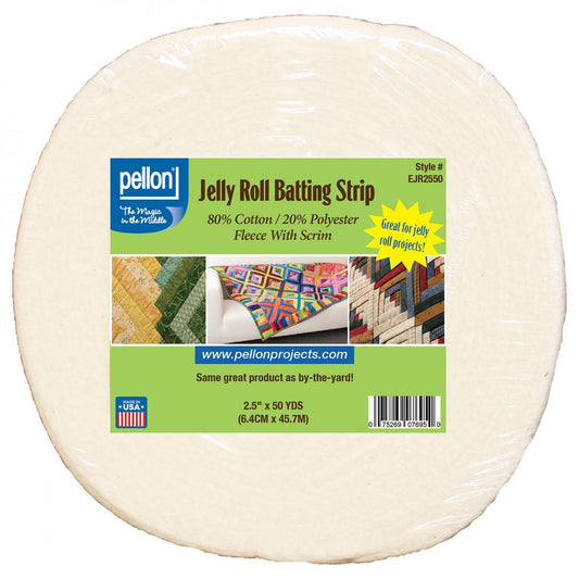 Jelly Roll Batting 2.5"x50yds