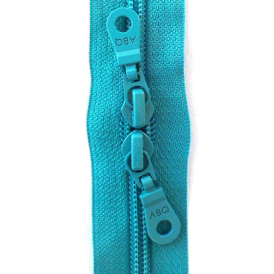 Zipper - 30" Dual Pull Peacock